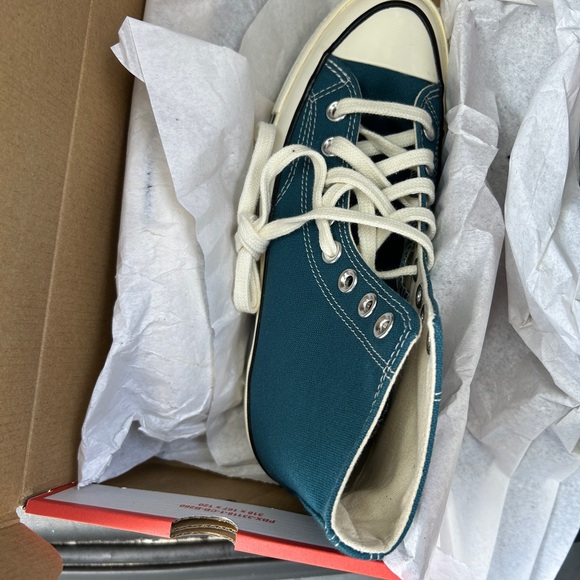 Teal Converses - Picture 2 of 2